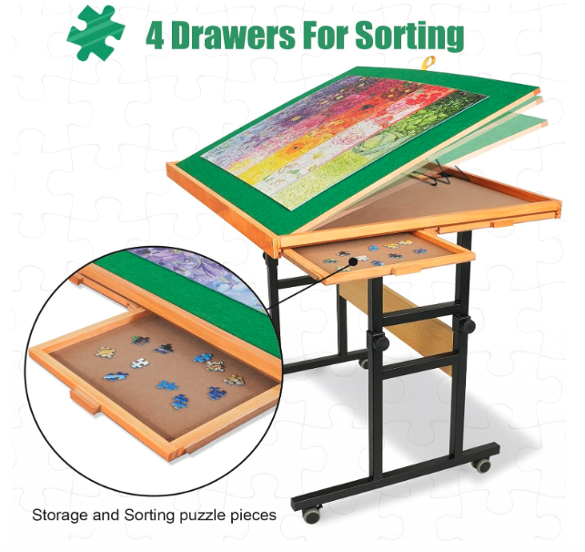 ALL4JIG Puzzle Table - Storage Drawers